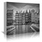 Amsterdam Damrak And Dancing Houses by Melanie Viola  Gallery Wrapped Canvas - Americanflat